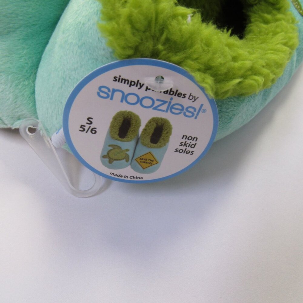 Women's Size 5/6 Small Snoozies! Save The Turtles Print Pairables Slippers NEW - Picture 2 of 6